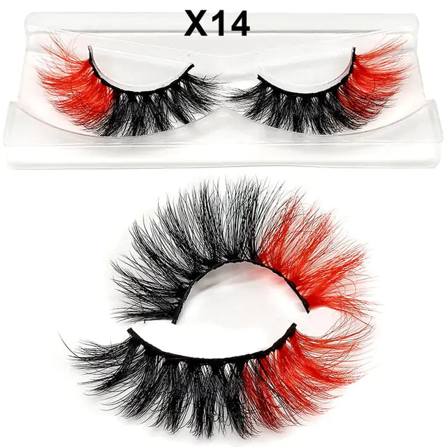 Two Color Mixed Eyelashes 