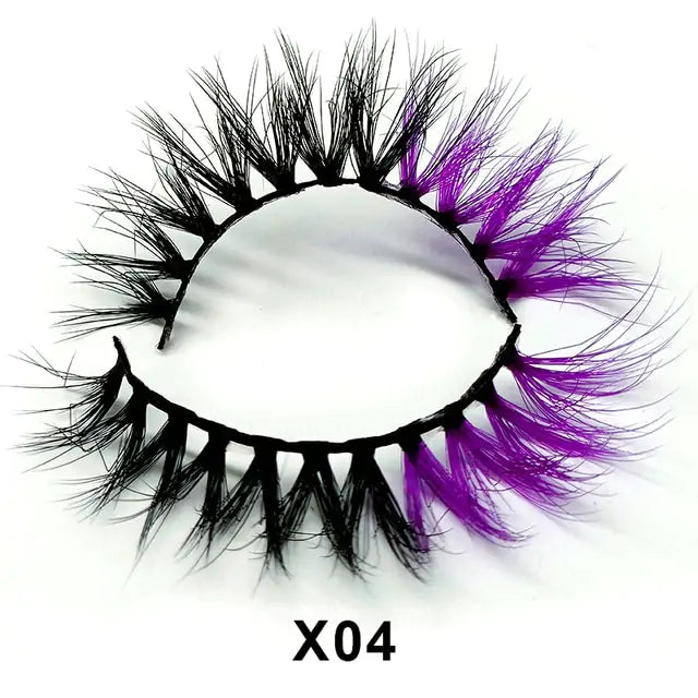 Two Color Mixed Eyelashes 