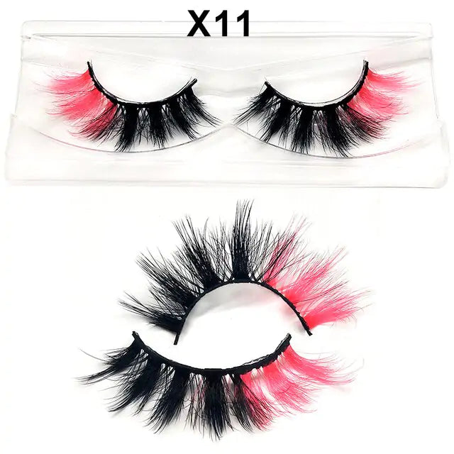 Two Color Mixed Eyelashes 