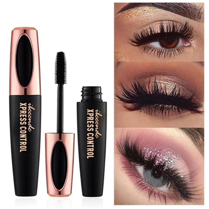 4D Silk Fiber Waterproof Mascara for Eyelashes