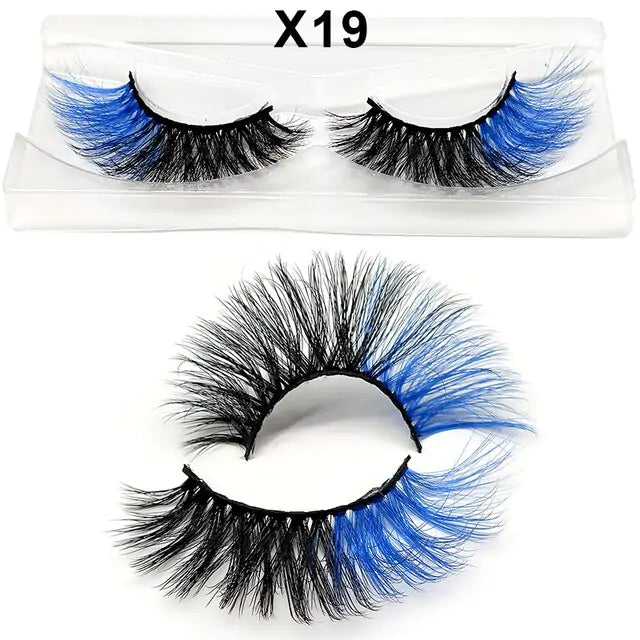 Two Color Mixed Eyelashes 