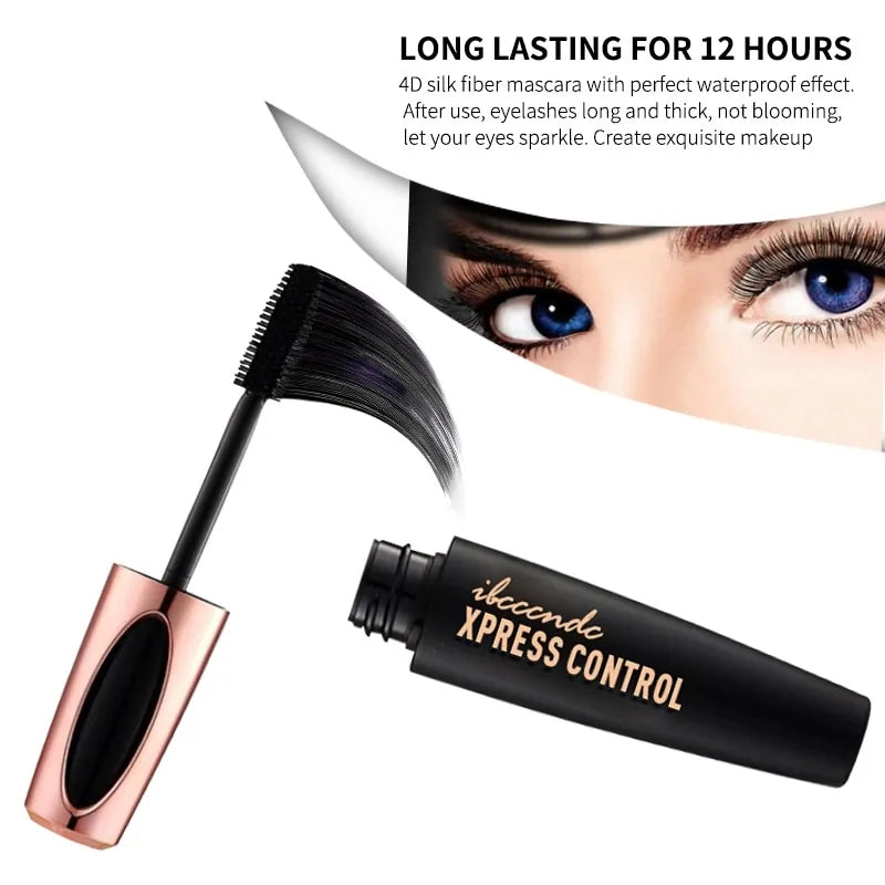 4D Silk Fiber Waterproof Mascara for Eyelashes