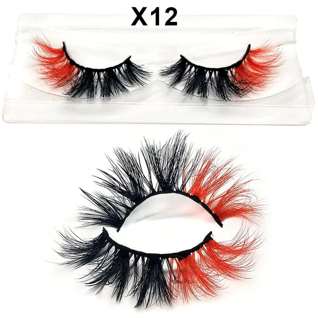 Two Color Mixed Eyelashes 