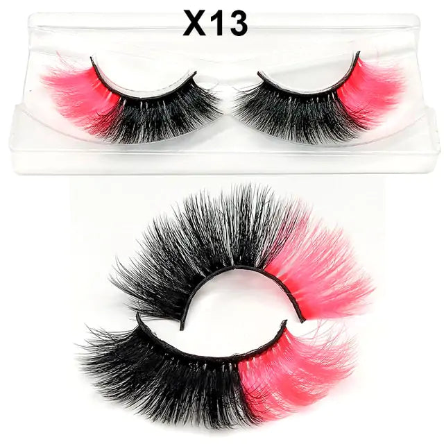 Two Color Mixed Eyelashes 