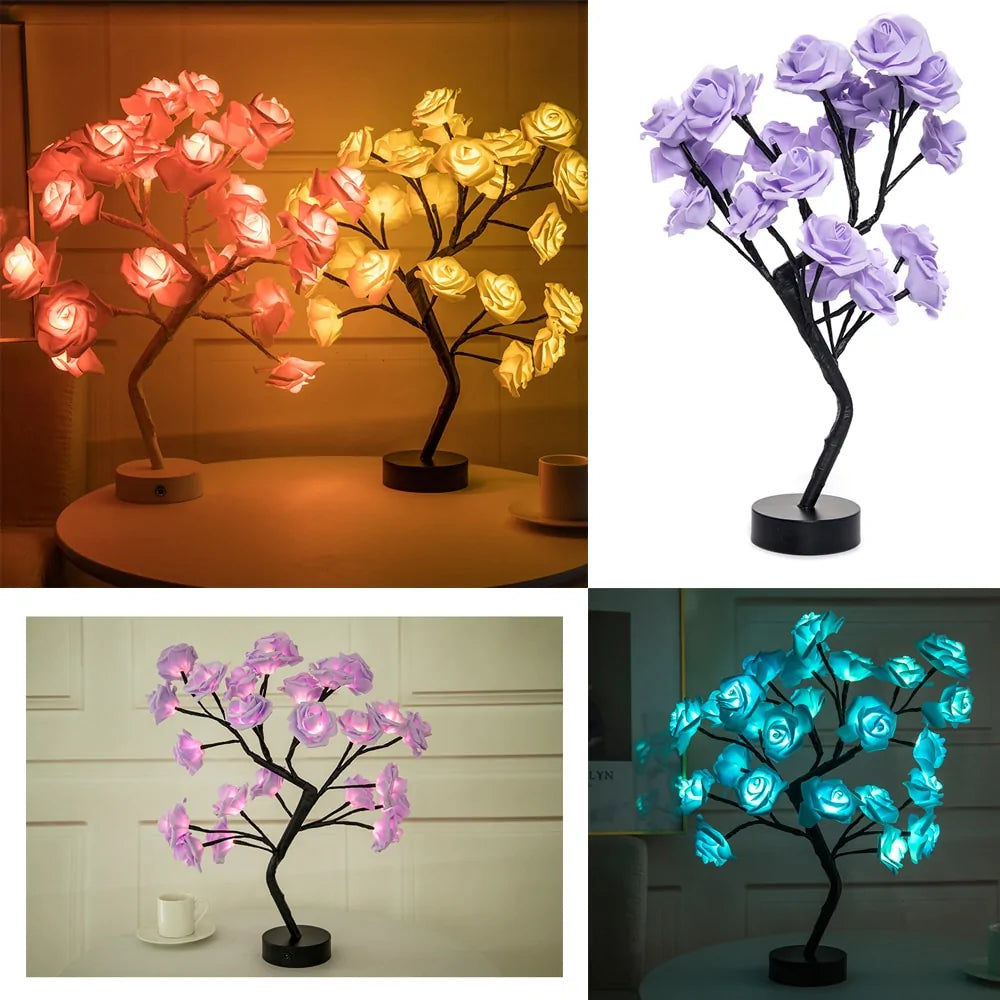 LED Flower Table Lamp