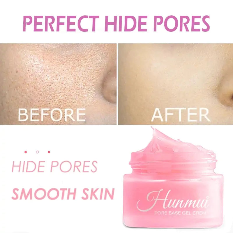 Pore Base Gel Cream, Hunmui Pore Base Gel Cream - Invisible Pore Face Primer Makeup