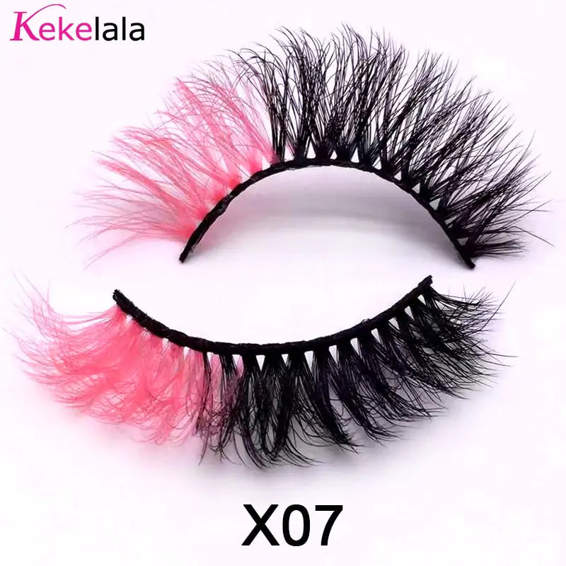 Two Color Mixed Eyelashes 