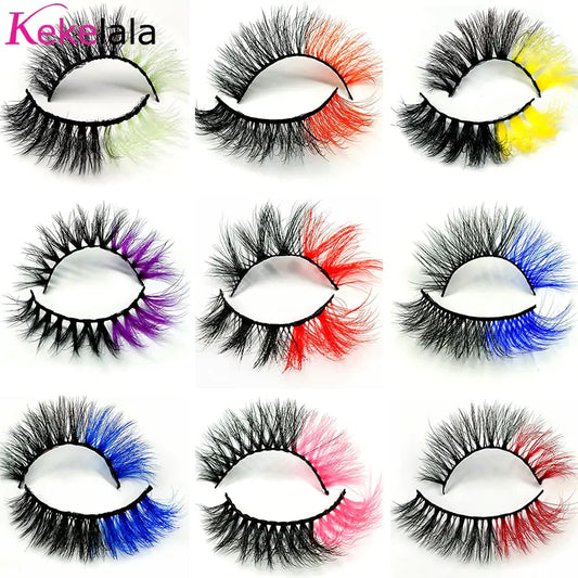 Two Color Mixed Eyelashes 