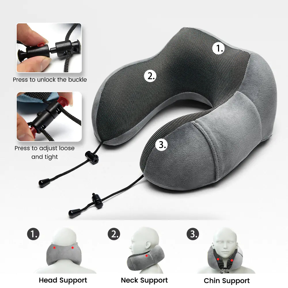 Neck Memory Foam Pillow