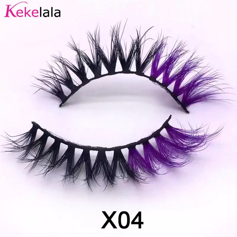 Two Color Mixed Eyelashes 