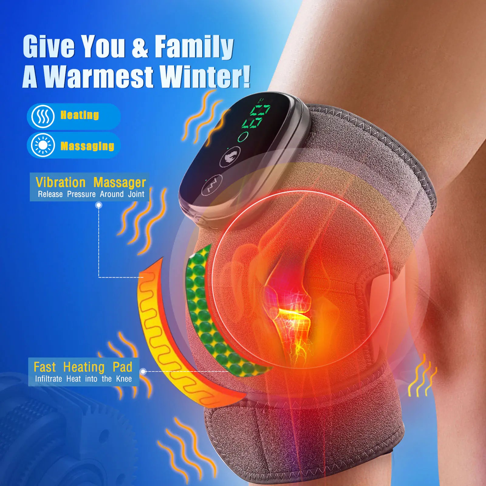 Thermal Knee Massager 