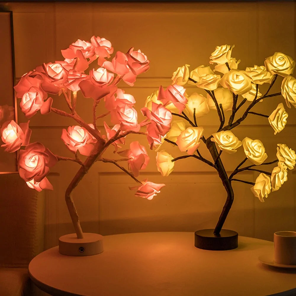 LED Flower Table Lamp